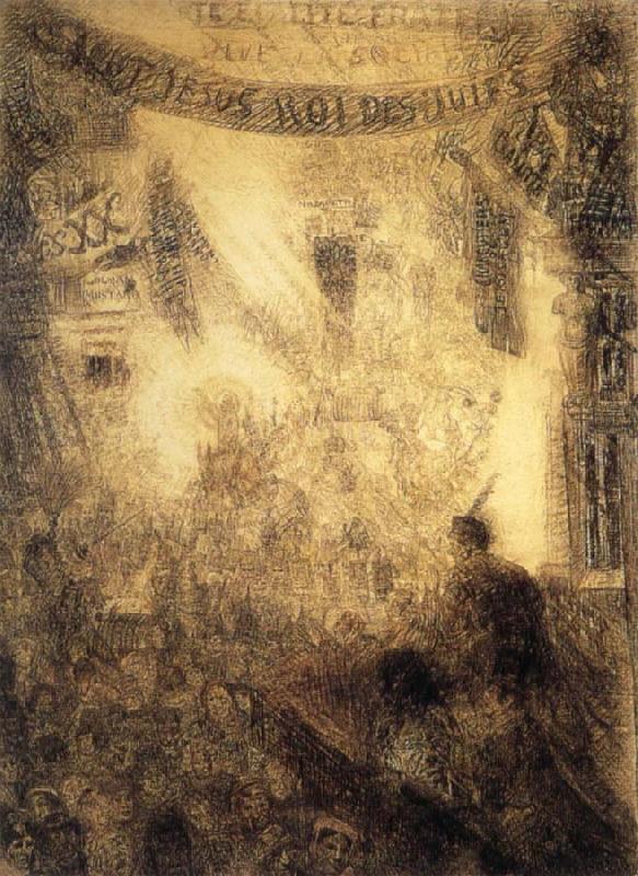 James Ensor The Entry of Christ into Jerusalem China oil painting art
